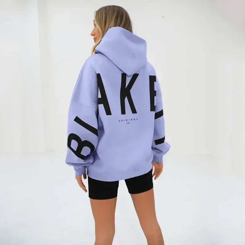 BLAKE Hoodie – Unisex Oversized Kapuzenpullover mit Backprint