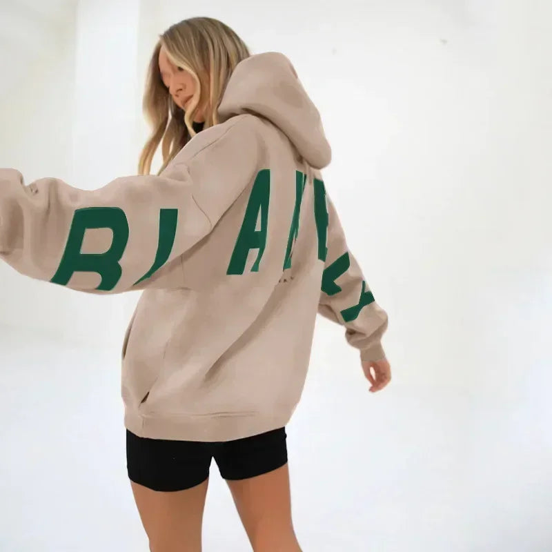 BLAKE Hoodie – Unisex Oversized Kapuzenpullover mit Backprint